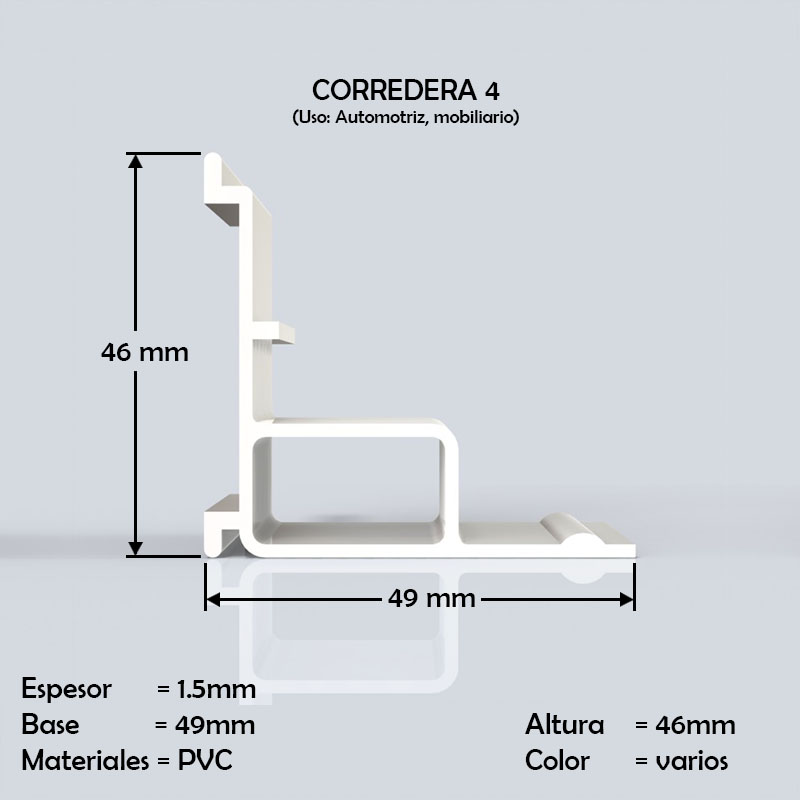 Angulares Pvc Angulos de plastico PVC, Plastic Extrusion and Thermoforming